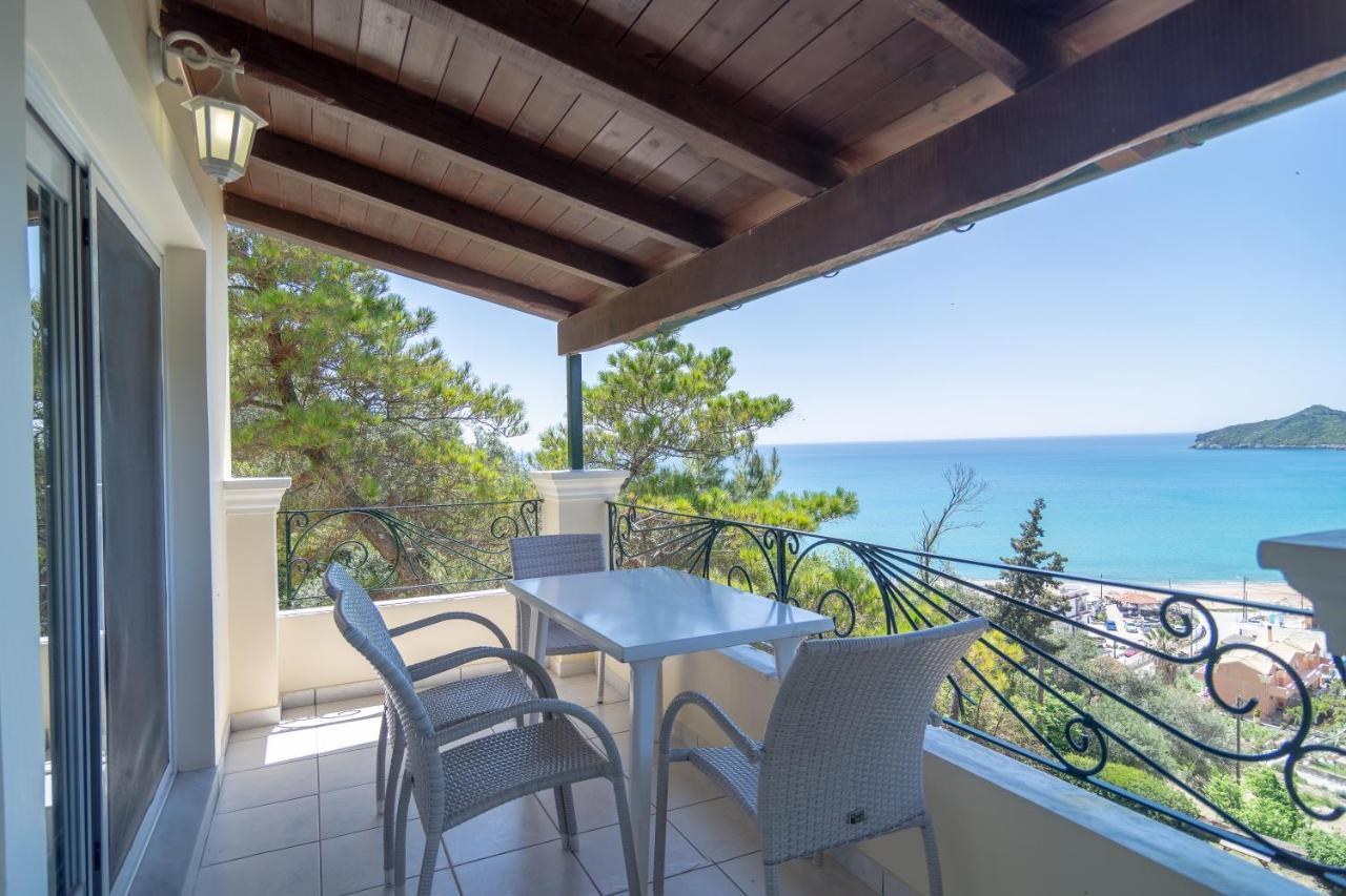 Villa Theodora View Apartments Afroditi Ájosz Jeórjosz Págon Kültér fotó